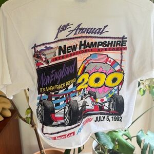 Vintage cropped Indycar tee